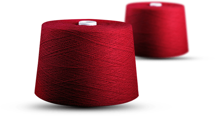 Barwiona przędza poliestrowa